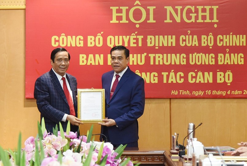 Điều động Giám đốc Công an tỉnh Nghệ An làm Phó Bí thư Tỉnh ủy Hà Tĩnh
